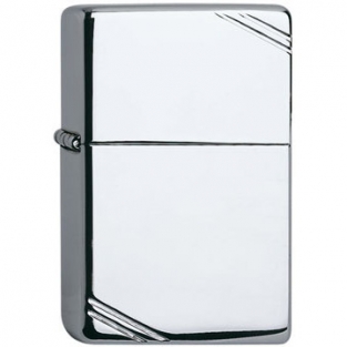 Zippo vintage chroom high polish inclusief graveren